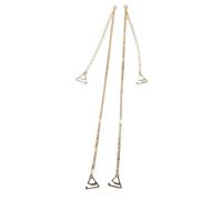 generic Correas de brasier ajustables de metal invisible antideslizante de repuesto para mujer, color dorado, talla única, Algodón, No es una piedra preciosa