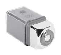 Generic Cortacésped de Barba Portátil, Cuchillas Extraíbles de Doble Capa, Cortacésped de Barba de Bolsillo Potente y Silencioso para Hombres que Viajan (SILVER)