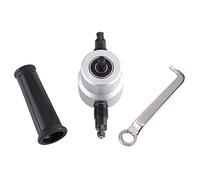 Generic Cortador de Chapa de Doble Cabezal, Potente Herramienta de Corte de Taladro Eléctrico para Superficies Curvas y Planas, Ideal para Proyectos de Metalurgia