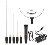 Generic Cortador de Espuma Eléctrico de 24 W, Herramienta de Corte de Espuma de Poliestireno de Mano con 5 Puntas Rectas y Punta de ar co, Pluma de Corte de Portátil de (BLACK1)