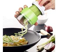 Generic Cortador de Verduras Compacto, Utensilio de Cocina en Espiral Manual para Cortar Verduras sin Esfuerzo, Plástico ABS Ecológico