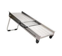 Generic Cortador de Verduras Manual Multifunción de Acero Inoxidable, Rebanador de 4 Cuchillas, Rallador Triturador para Uso en Cocina y Picnic, 13,8x5,1x6,7 Pulgadas
