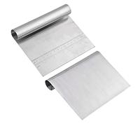 Generic Cortador Raspador de Masa de Acero Inoxidable para Hornear Pasteles, Decoración de Pasteles, Tamaño de 5,9 X 4,7 Pulgadas, Ideal para Pasta y ñoquis, Práctica Herramienta para Hornear para