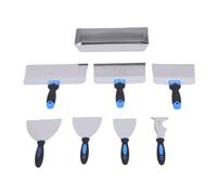 Generic Cortadores de Masilla de Acero Inoxidable 304 con Herramientas de Reparación del Hogar con Extremo de Martillo, 8 Piezas para Entusiastas del Bricolaje