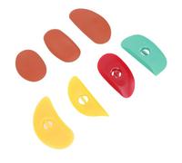 Generic Costillas de Silicona Flexibles para Alisar y Dar Forma a la Cerámica Perfecto para Elaborar Cerámica o Vasijas en Miniatura 7 Piezas de Varillas de Silicona