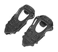 Generic Crampones de 24 Dientes Crampones de Escalada de Acero Inoxidable y TPE Resistentes Al Frío hasta -40 °F Agarre Antideslizante para Nieve para Botas de Senderismo Trail Running Caminar sobre