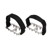 Generic Crampones de Hielo de Nieve de Acero Inoxidable para Actividades Al Aire de Invierno, Cadena de Zapatos de 10 Dientes para Botas de Senderismo, Cubierta Duradera para Zapatos de Invierno