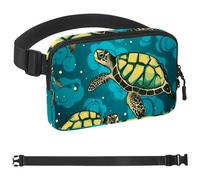 Generic Crowds of Sea Turtles - Riñonera unisex de moda, riñoneras de moda, bolsas cruzadas deportivas delgadas a la moda para correr, senderismo, senderismo, mujer, hombre, 1.5 x 9.0 x 5.9 pulgadas,