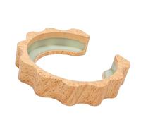 Generic Cubierta Antiescaldaduras para Cabezal de Grupo, 58MM, Color Madera de Haya, para Máquinas de café E61, Protección Eficaz