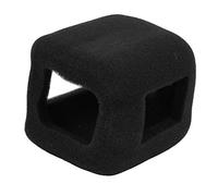 Generic Cubierta de Espuma de Esponja para Reducción de Ruido del Viento del Parabrisas para 4 Session 5 Session Ideal para Actividades Al Aire Libre Espuma de Alta Densidad Negra 1 Pieza