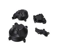 Generic Cubierta de Protección del Motor de Motocicletas Protector Duradero para MT-09 SP FZ-09 Scrambler 4 Uds Kit de Fibra de Vidrio Negro (Black)