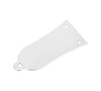 Generic Cubierta de Repuesto para Alma de 3 Orificios Material de Hierro Resistente Accesorio para Guitarra y bajo Ligero y Portátil para Superficie Lisa Material Plateado 2.3 * 1.0 para
