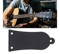 Generic Cubierta de Repuesto para Alma de 3 Orificios Material de Hierro Resistente Accesorio para Guitarra y bajo Ligero y Portátil para Superficie Lisa Material Plateado 2.3 * 1.0 para