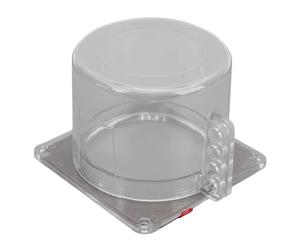 Generic Cubierta del Interruptor de Parada de Emergencia Dispositivo de Bloqueo de Botón Confiable para Mantenimiento de Averías 1 Pieza de Plástico Transparente (D60-2)