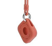 Generic Cubierta del Localizador de Silicona, Manga de Protección del Localizador de Viajes Portátiles Locator de iOS para la Oficina en Casa (Rojo Coral)