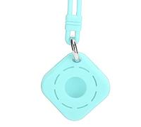 Generic Cubierta del Localizador de Silicona, Manga de Protección del Localizador de Viajes Portátiles Locator de iOS para la Oficina en Casa (Verde Menta)