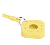 Generic Cubierta del Localizador de Silicona, Manga de Protección del Localizador de Viajes Portátiles Locator de iOS para la Oficina en Casa (Yellow)