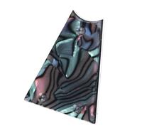Generic Cubierta para Alma de Guitarra, Hermoso Patrón, Diseño Triangular, Fácil Instalación para Todos los Modelos de Guitarra, Plástico, 1 Unidad (Concha de Abulón GR40)