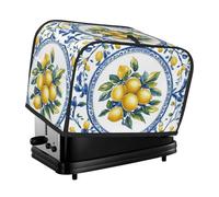 Generic Cubierta para tostadora de 2 rebanadas con estampado de limón amarillo, fundas a prueba de polvo, se adaptan a la mayoría de tostadoras estándar, electrodomésticos de cocina pequeños