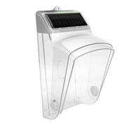 Generic Cubierta Solar Transparente y Duradera para Timbre con Pantalla Ajustable y de Alarma de 100 DB para Mayor Seguridad en Condiciones de Lluvia