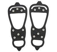 Generic Cubiertas para Clavos para Zapatos de Nieve Garra para Clavos de Nieve de Acero Inoxidable de Silicona de para un Buen Efecto Antideslizante, Ideal para Actividades Al Aire, 1 par Tamaño M