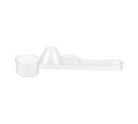 Generic Cuchara de Café Deslizante con Embudo 2 Cucharadas para Cápsulas Reutilizables y Máquinas de Espresso Plástico 1 Unidad (Transparente)