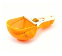 Generic Cuchara Medidora Ajustable con Escala para Medir Ingredientes con Precisión Al Cocinar y Hornear, Plástico, 7.09x2.36x2.76in (Naranja Grande)