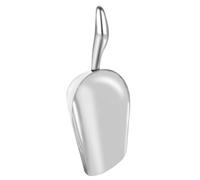 Generic Cuchara Multiusos de Acero Inoxidable Gruesa Mango Curvado Ergonómico Pala Grande Plateada para Cocina y Barra Adecuado para Hielo Harina y Uso en Hogar y Fiestas