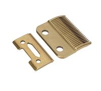 Generic Cuchilla para Cortadora de Cabello, Cuchilla Profesional de Repuesto de Dientes Afilados de Acero Inoxidable para Uso en Seco y Húmedo, para el Hogar y el Salón, 2 Piezas de Acero