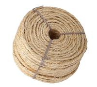 Generic Cuerda de Sisal para Gato, Poste Rascador Resistente DIY para Juguete para Gato, Torre de Escalada Suave de 164 Pies, Cuerda de Cáñamo para árbol para DIY (Color Lino)