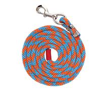Generic Cuerdas de Plomo para Caballos, Lana de Caballos Cuerda de Cables con de de Nylon Grande Engrosado para de, Ganado, de Tracción para Mascotas, 11.5 Pies (Naranja Azul)