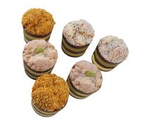 Generic Cupcakes de Simulación, 6 uds., Accesorios de Exhibición de Panadería de Imitación de Larga Duración para Cafeterías y Tiendas de Moda, Diseño Lindo