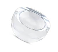 Generic Cúpula de Lupa óptica 6X, Cúpula de Lupa Acrílica de Lectura de Papel Portátil para Personas Mayores con de Baja Visión