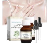 Generic Cyperus Rotundus - Aceite de rotundus, 60 ml, puro y natural, amarillo, sin perfume, unisex para adultos, depilación e hidratación, paquete de 2