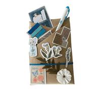 Generic Date with A Book, regalos literarios portátil, decoración clásica, novela de fantasía, artículos de álbumes de recortes para diarios y eventos, azul