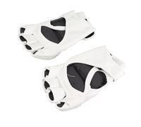 Generic de Boxeo de Medio Dedo, Forro Suave, de Combate de Kickboxing Transpirables, Amplia Aplicación para Que los Hombres Peleen (White)