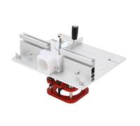 Generic de Elevación de Enrutador Kit de Elevación de Enrutador Manual Universal de 51 Mm para Grabado Ranuras Biselado Máquinas de Carpintería Aleación de Aluminio Ligera Acero Inoxidable 1 Paquete