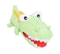 Generic de Marionetas de Mano Juguete de Mano de Animal Suave Juguete Interactivo para Contar Historias para Niños con Boca Móvil Desarrolla la Coordinación Ojo- 11 PU (De cocodrilo 28cm)