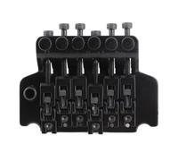 Generic de Puente Trémolo, Dispositivo Estabilizador de Doble Balanceo para Guitarra Eléctrica, de Vibrato de Metal Premium con Bloqueo de Cuello y Diseño Fácil de Transportar (BLACK)