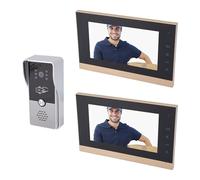 Generic de Timbre de Intercomunicador de Video de Casa con Pantalla HD de 7 Pulgadas, Cubierta de Lluvia, Conexión Inteligente con Cable para la Seguridad del hogar: Ideal para Oficinas, Edificios
