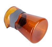Generic de Vidrio Exquisitamente Elaborada, un Excelente Regalo para los Amantes del café, de 255 G a 320 G (BROWN)