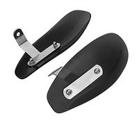 Generic Deflector de Viento para Motocicleta Resistente a la Intemperie, Apto para Royal Fit para Enfield, Protector de Mano de Acero de Aleación Acrílica, Diseño Exquisito, Negro (#1)