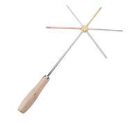 Generic Demostrador de Conductividad Térmica con para Aprendizaje en Clases de Ciencias, 37x20cm, Cobre Hierro Latón Aluminio Acero Inoxidable, 6 Unidades
