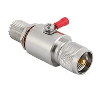 Generic Descargador de Sobretensions Coaxial UHF, Descargador de Sobretensiones DC 3GHZ FÁCLE Instaláciano Hempra A Hispra de Metal para Equipos de Radio Ham