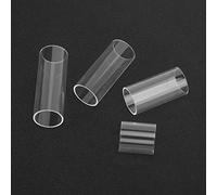 Generic Deslizador de Guitarra, Paquete de 4 Diapositivas de Vidrio Transparente de para Instrumentos de Cuerda que Producen un Tono Brillante, 70mm, 60mm, 50mm, 28mm (1 juego)