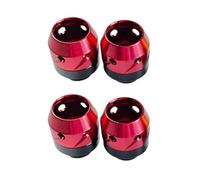 Generic Deslizador del Marco de la Horquilla Delantera de la Motocicleta, Elegante Protector contra Choques para Conducción a Alta Velocidad, 4 Unidades de Aleación de Aluminio CNC (rojo)