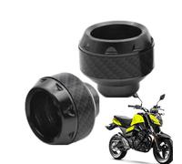 Generic Deslizadores de marco de horquilla delantera | Protectores deslizantes de marco de horquilla delantera para motocicleta, accesorios modificados, 1 par de copas amortiguadoras, aleación de
