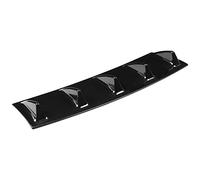 Generic Difusor de Labio de ala de Alerón de Aleta de Tiburón de Chasis de Parachoques Trasero Universal de ABS para Mayor Rendimiento Aerodinámico, Reduce la Resistencia y Agrega Fuerza hacia