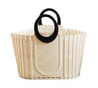 Generic Dirty Clotheskorb - Cesta de con ruedas, cesta de lavandería de doble etapa | Organizador de almacenamiento de ropa sucia y ventilado transpirable, cesta basculante para fácil acceso