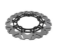 Generic Disco del Rotor del Freno Delantero, Mejora de Vida útil Larga de la Estabilidad del Rotor de Freno de Motocicleta de Antes de 300 Mm para XMAX250 XMAX300 2017-2024 (BLACK)